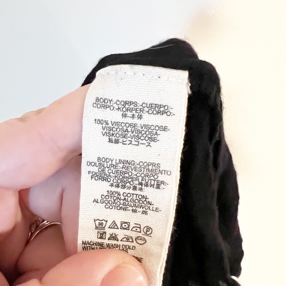 Free People Chambray Butterflies Dot Midi Ruffle Dress in Black size XS - Picture 9 of 13